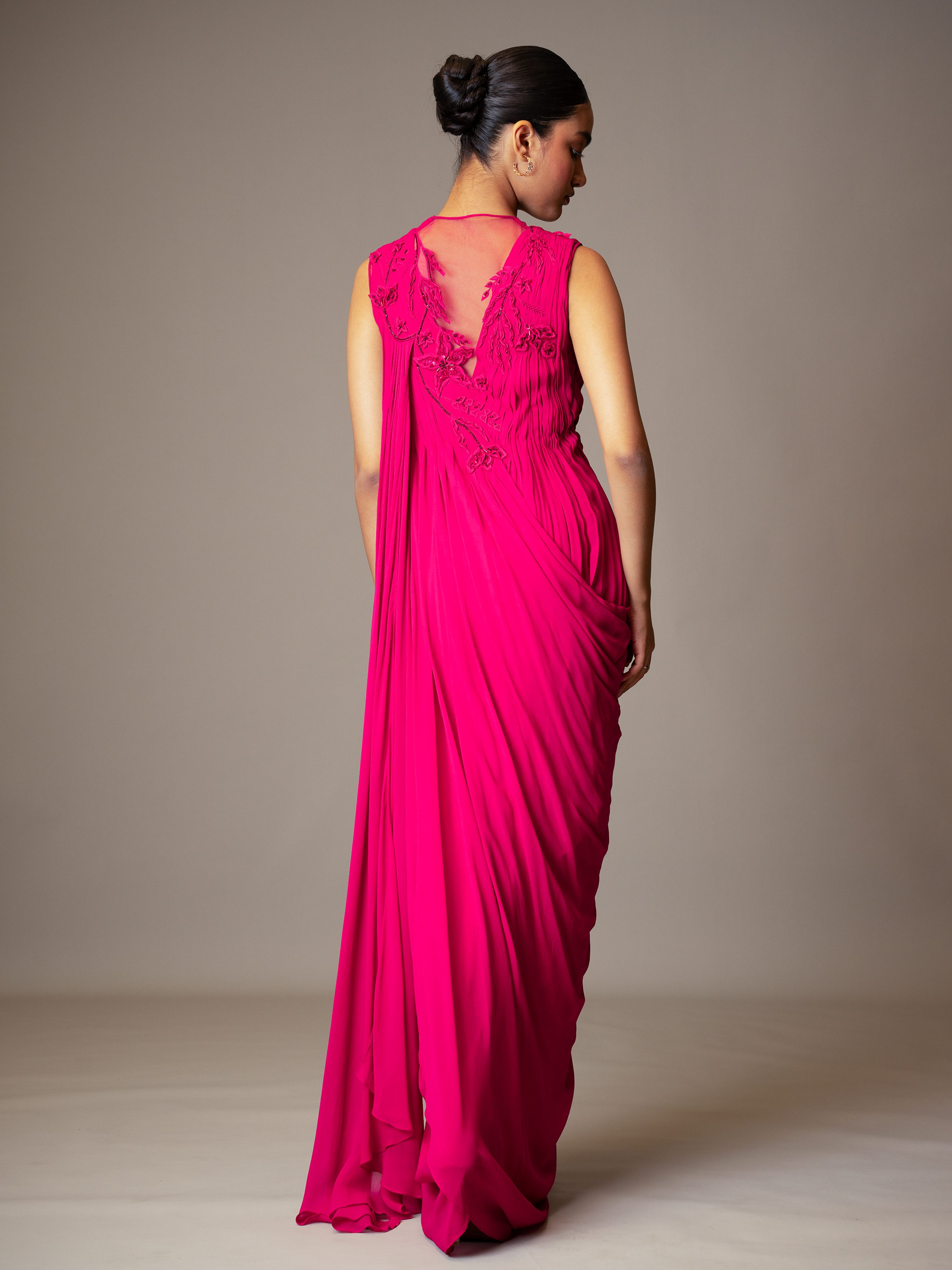 CELLA GOWN- FUSCHIA