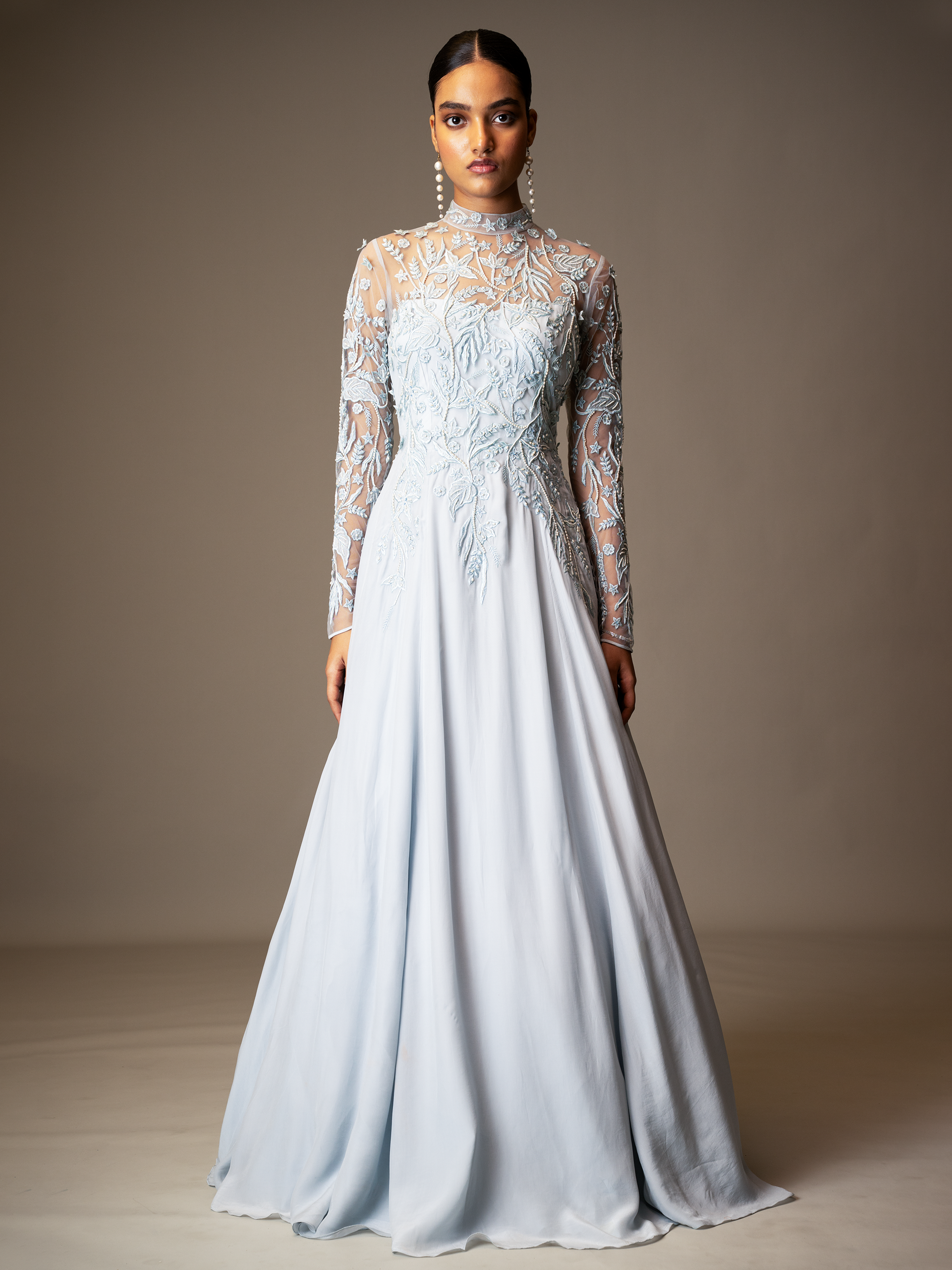 VALE GOWN- ICE BLUE