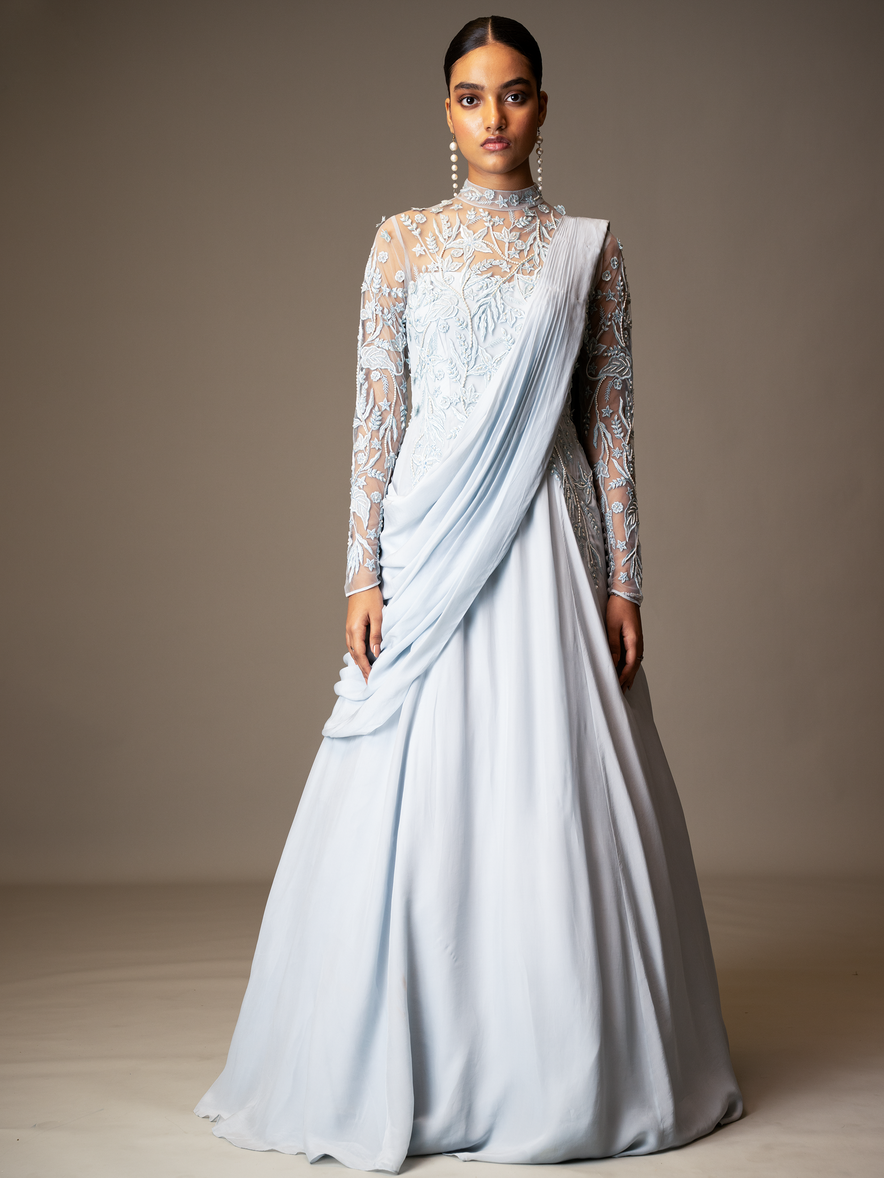 VALE GOWN- ICE BLUE
