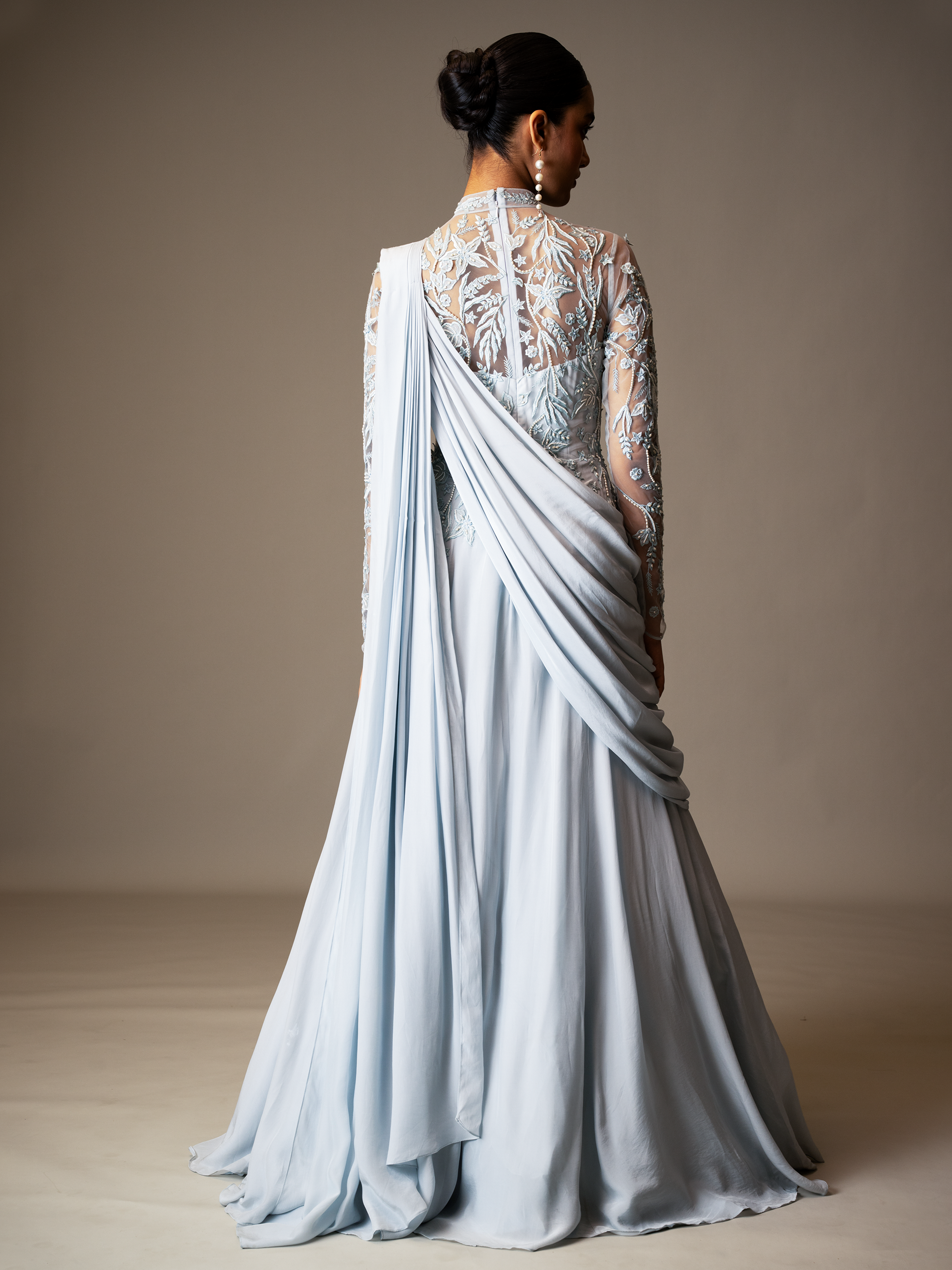 VALE GOWN- ICE BLUE