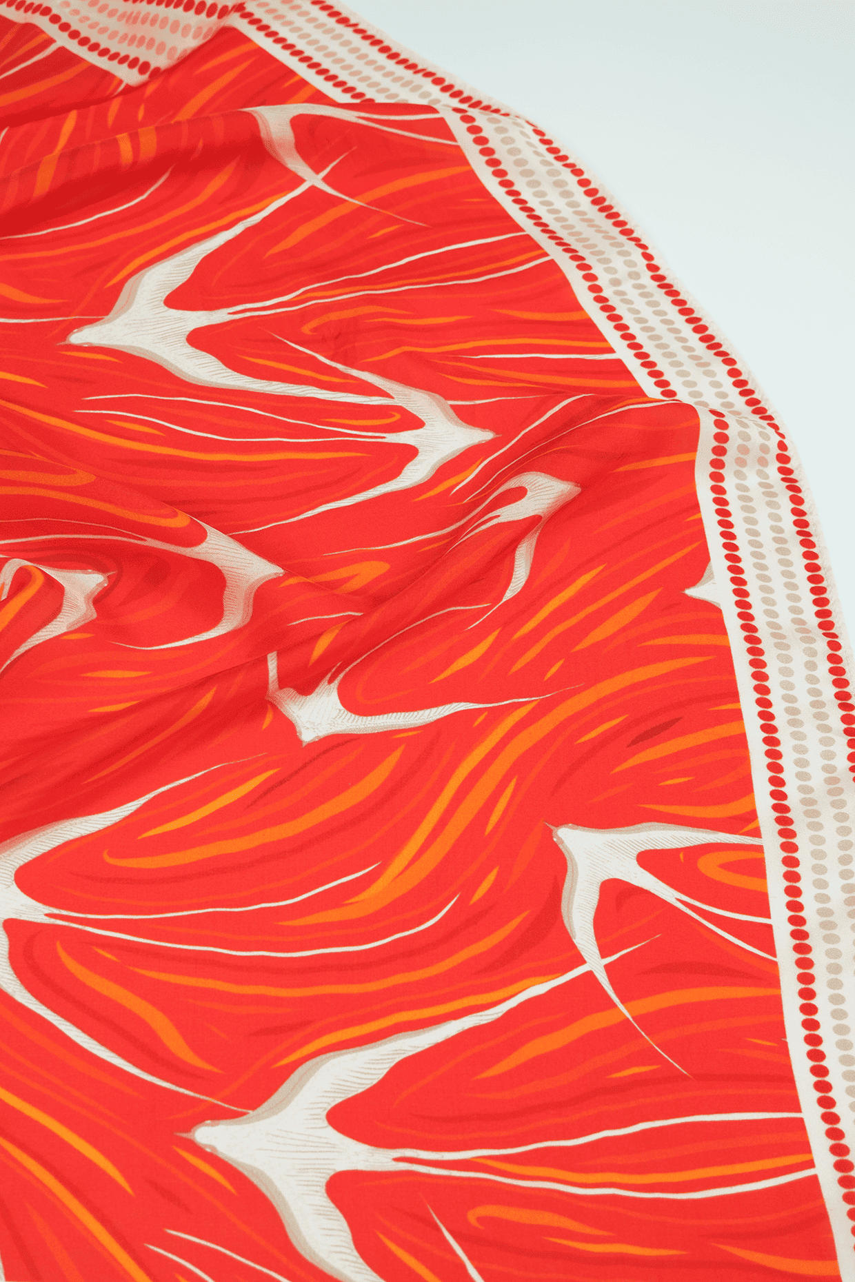 Zephyr Scarf-Vermillion