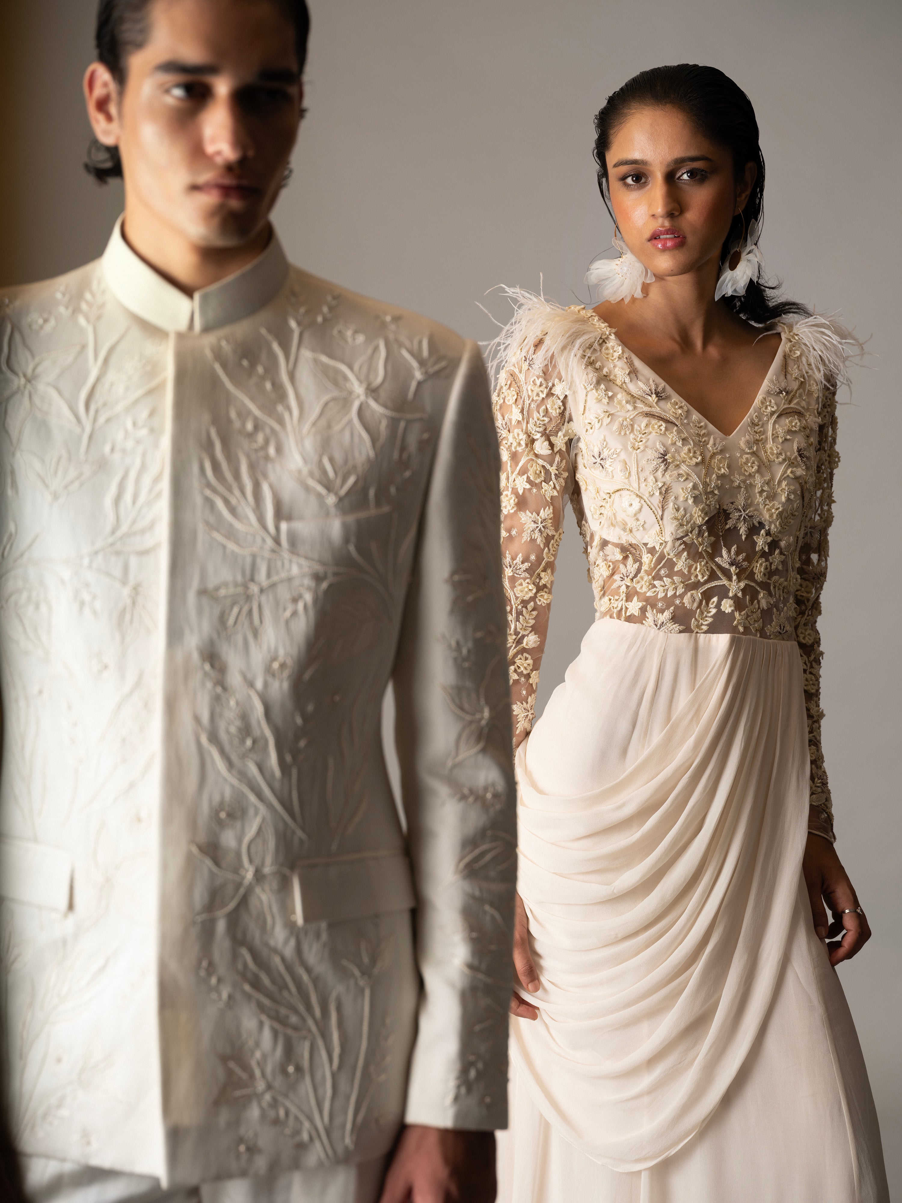 ALBAR BANDHGALA SET