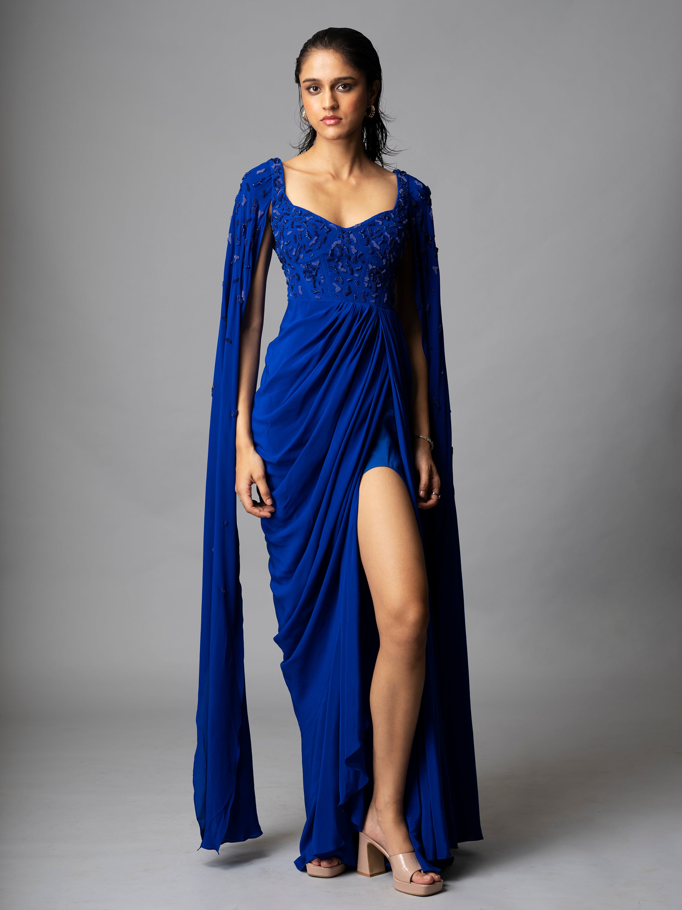 DIONÉ GOWN (COBALT BLUE)