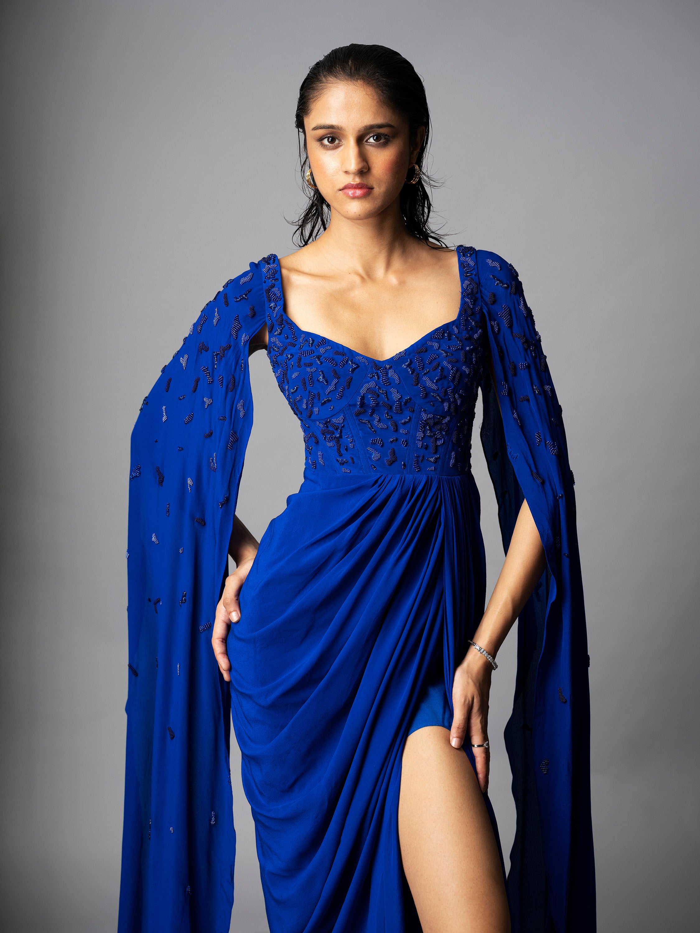 DIONÉ GOWN (COBALT BLUE)