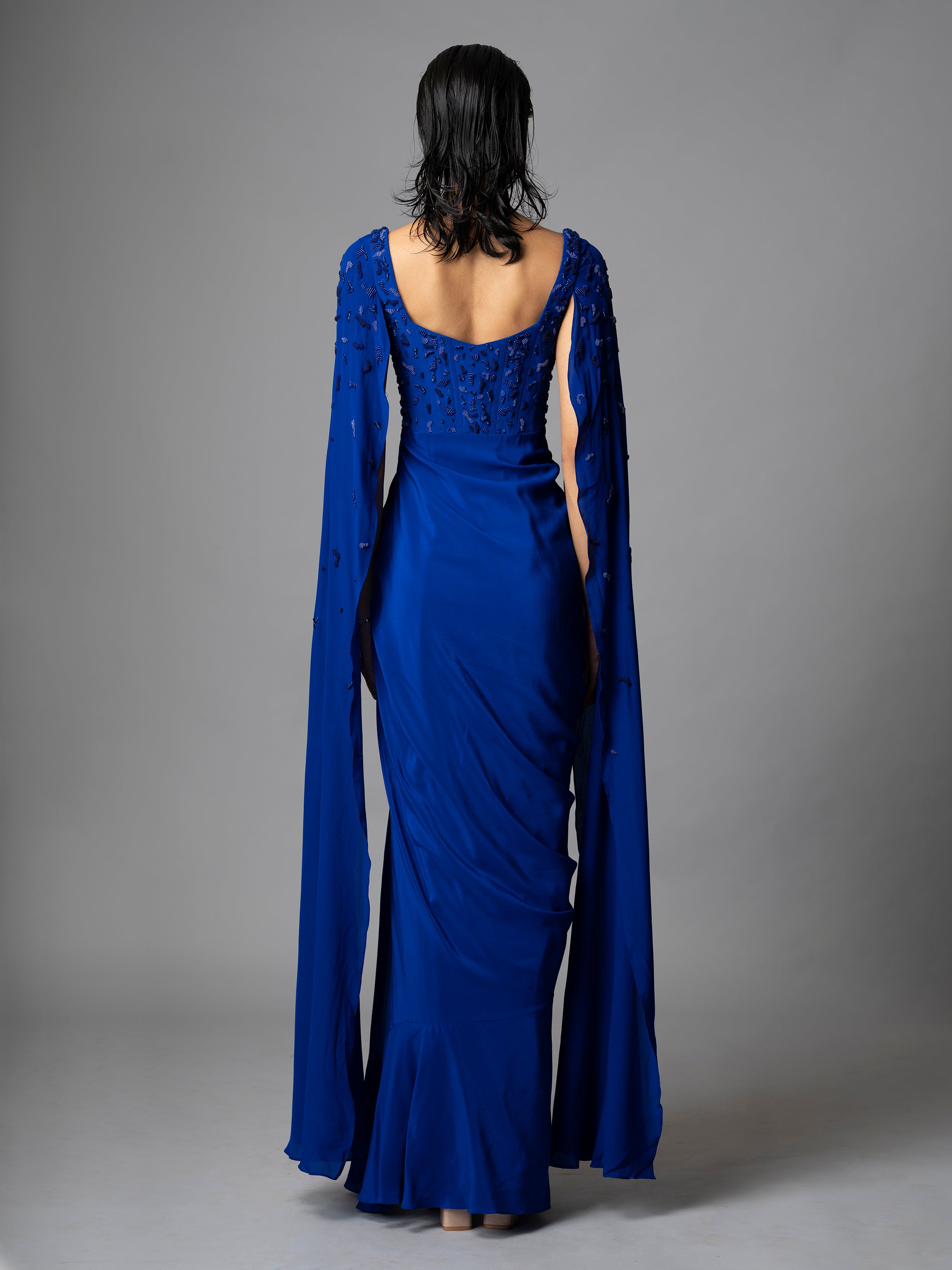 DIONÉ GOWN (COBALT BLUE)