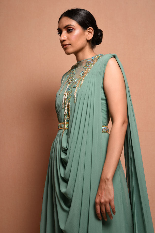 INFLORE SAREE GOWN