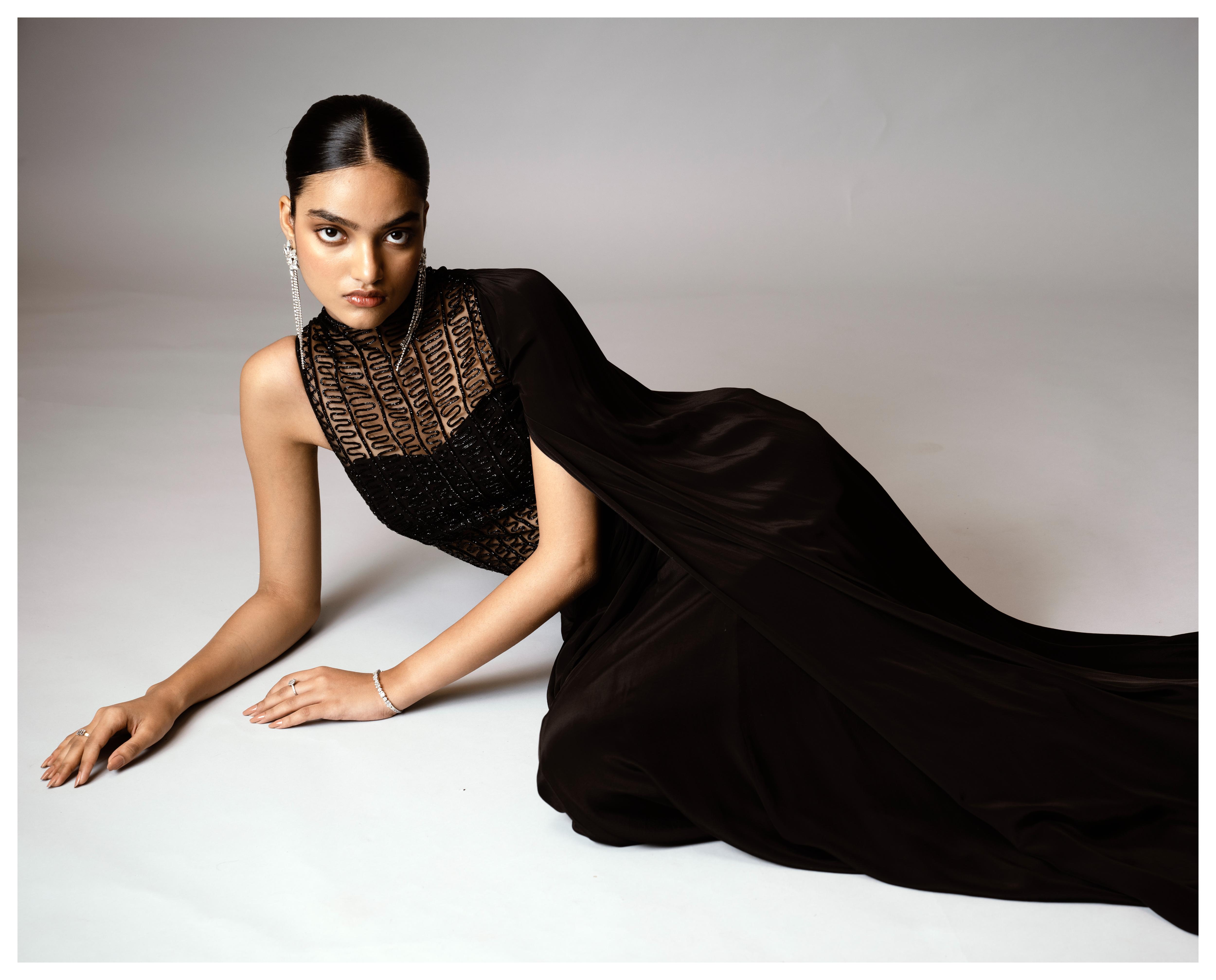 Buy Elegant Pre-Draped Saree Gowns & Dresses