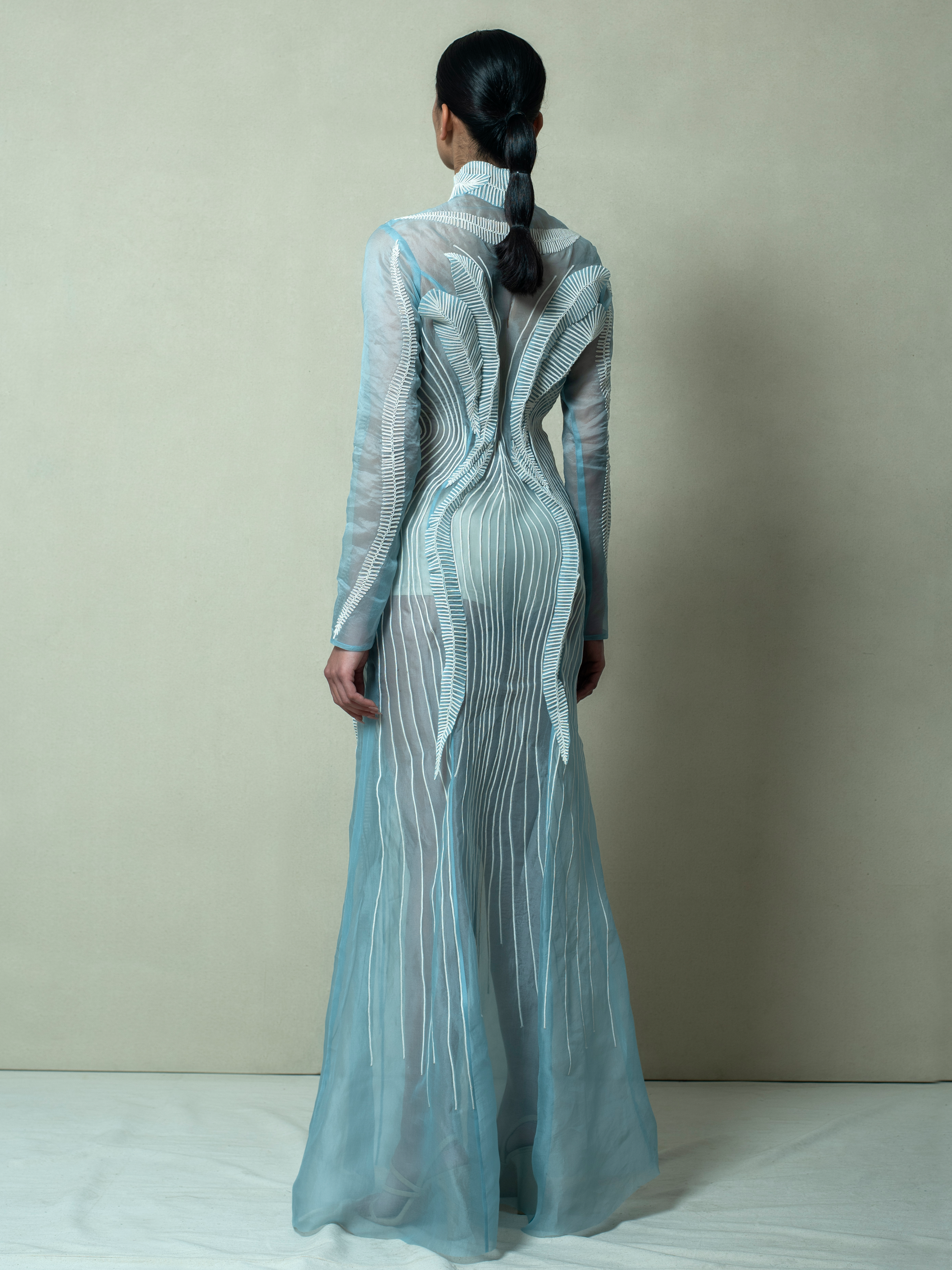 COSMIC TRIBE STATEMENT GOWN