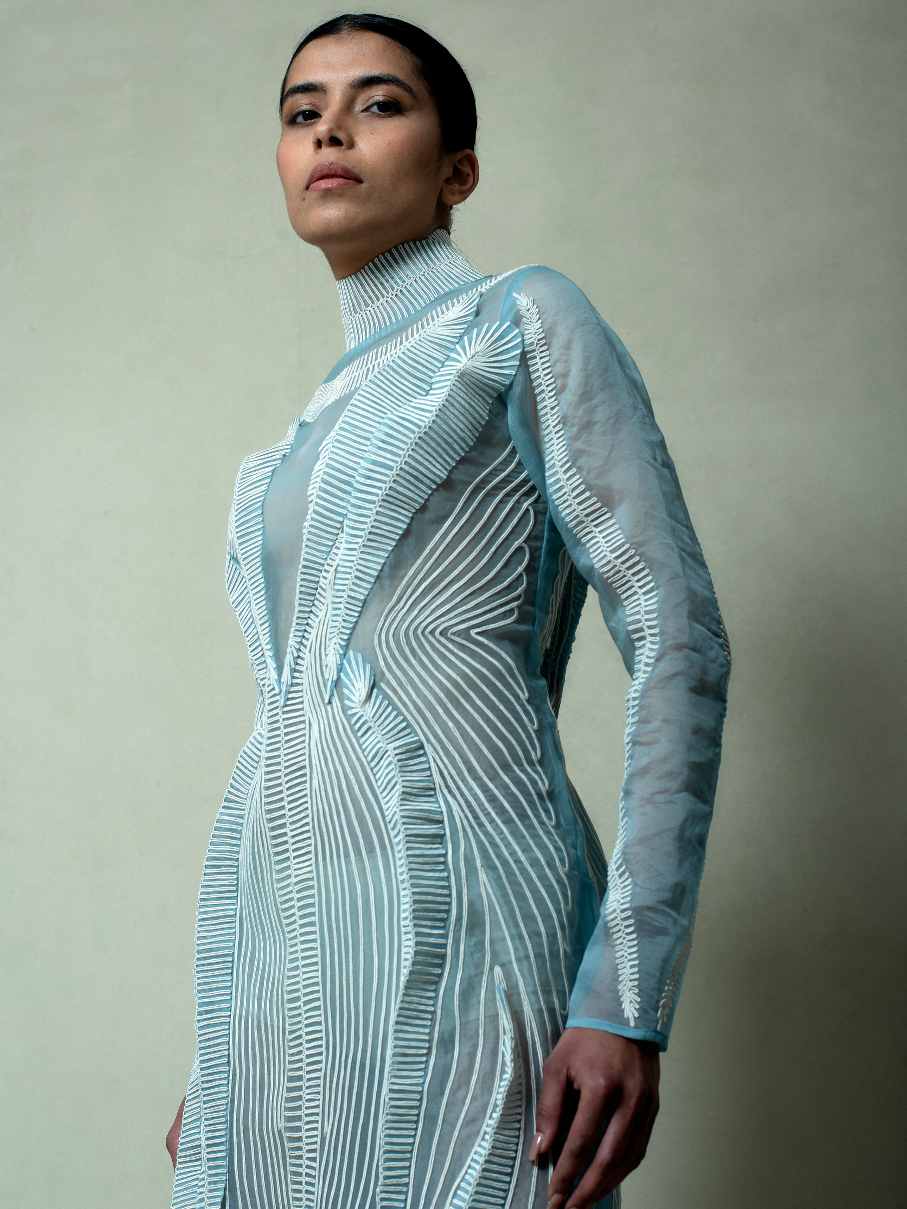 COSMIC TRIBE STATEMENT GOWN