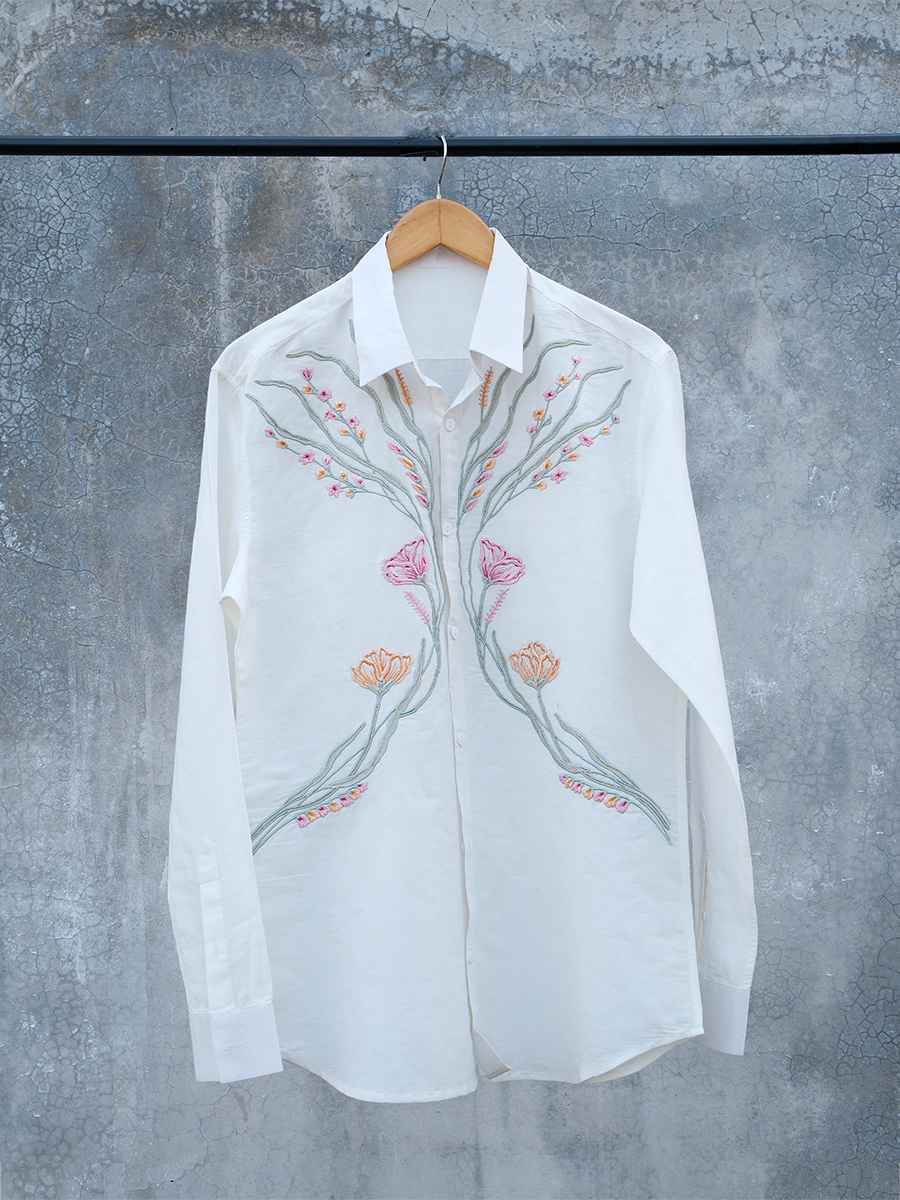 BOTANIST SHIRT- IVORY