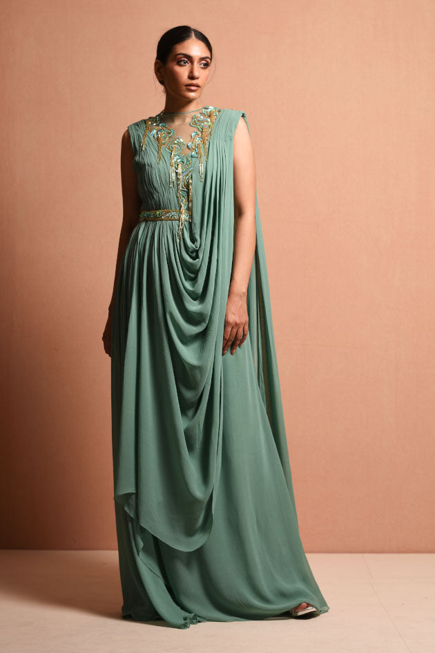 INFLORE SAREE GOWN